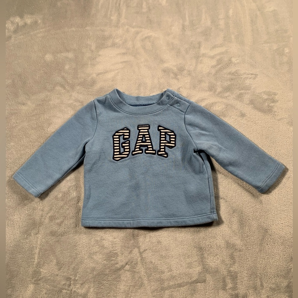 GAP Kids Blue Long Sleeve Shirt